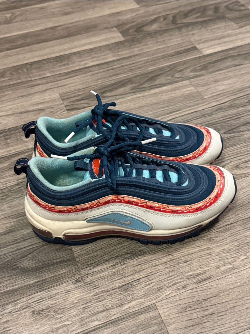 Nike Air Max 97 Swoosh Chain GS sneakers kid’s sz 7Y